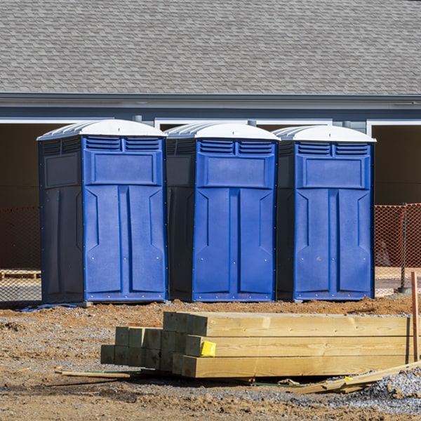 are there any restrictions on where i can place the porta potties during my rental period in Gray ME